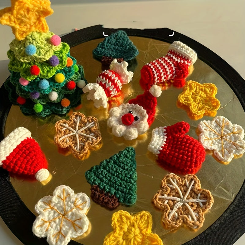 Fibertable Milk Yarn Crochet Kit With 4 Strands Hooks