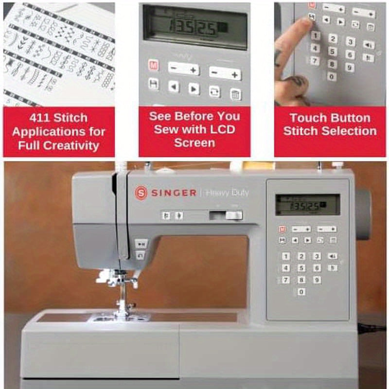 SINGER Heavy Duty Sewing Machine 6700C With Accessory Kit