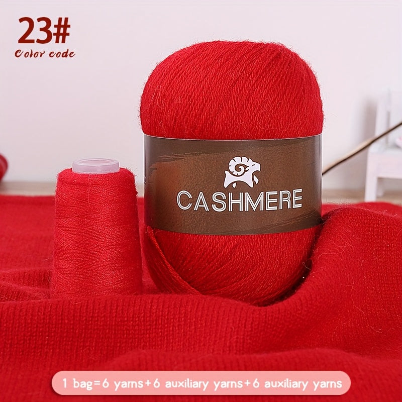 Cashmere Yarn 6 Pairs 100 Cashmere For DIY Crochet Soft