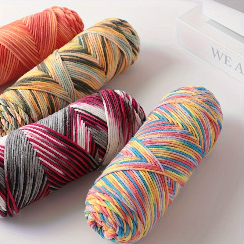 Jiuweidiaowang Multicolor Gradient Yarn Balls Craft Kit