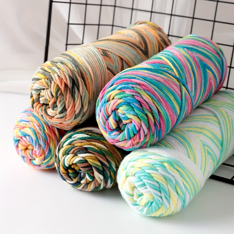 Jiuweidiaowang Multicolor Gradient Yarn Balls Craft Kit