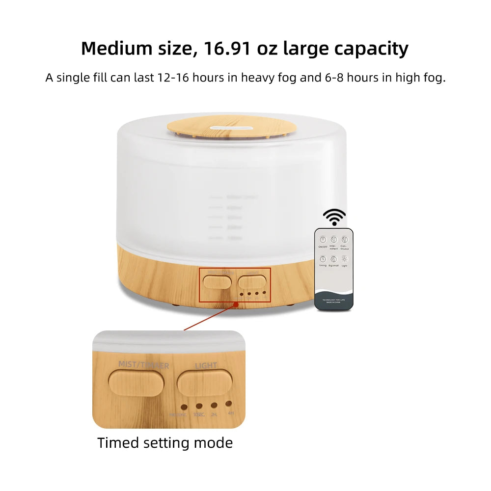 OenyHign-Concerned Essential Oil Diffuser With Remote