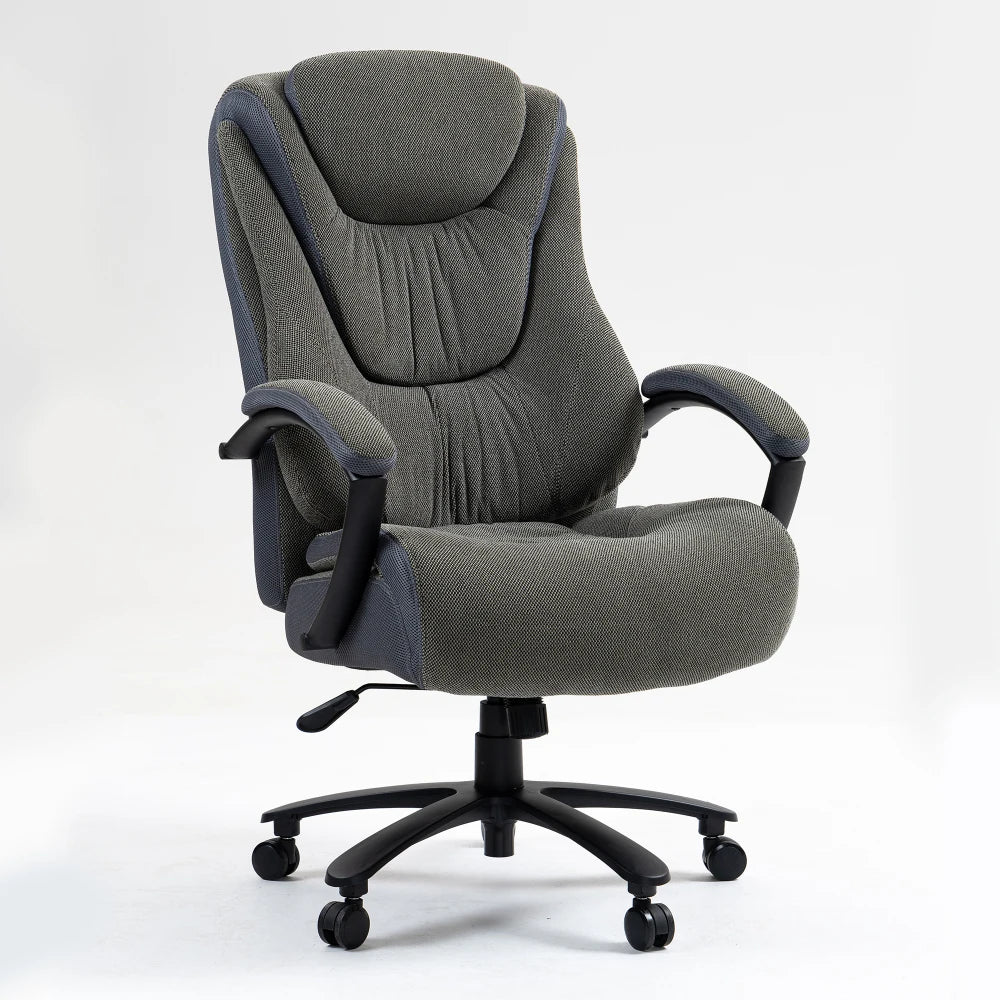 Chair High Back Cotton Fabric Office Chair Adjustable