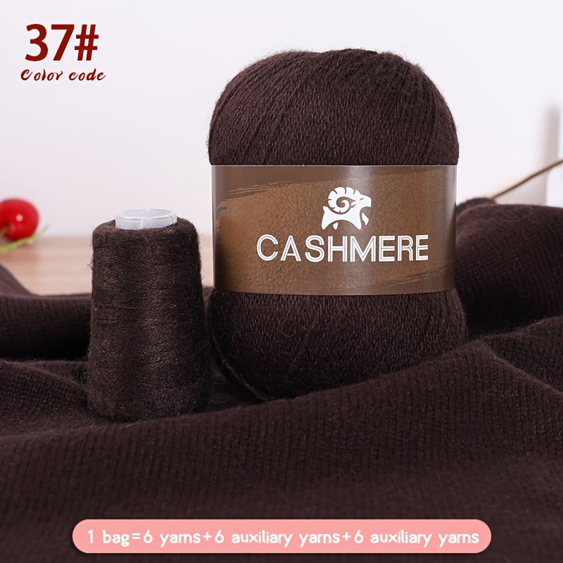 Cashmere Yarn 6 Pairs 100 Cashmere For DIY Crochet Soft