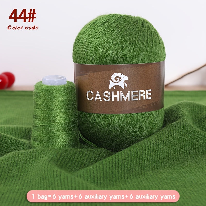 Cashmere Yarn 6 Pairs 100 Cashmere For DIY Crochet Soft