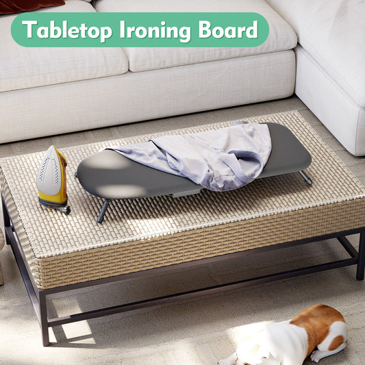 TOOLF Portable Tabletop Ironing Board With Holder And Covers