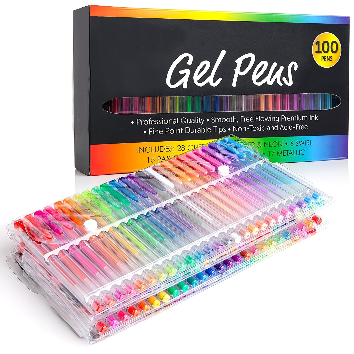 Neutral Pen Watercolor Brush Set ABS Plastic Art Supplies