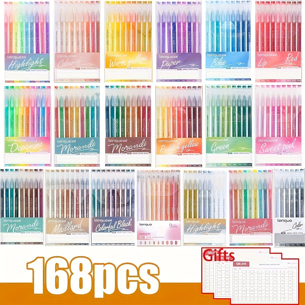 LANGUO Gel Pen Set Fine Tip Stationery Art Supplies