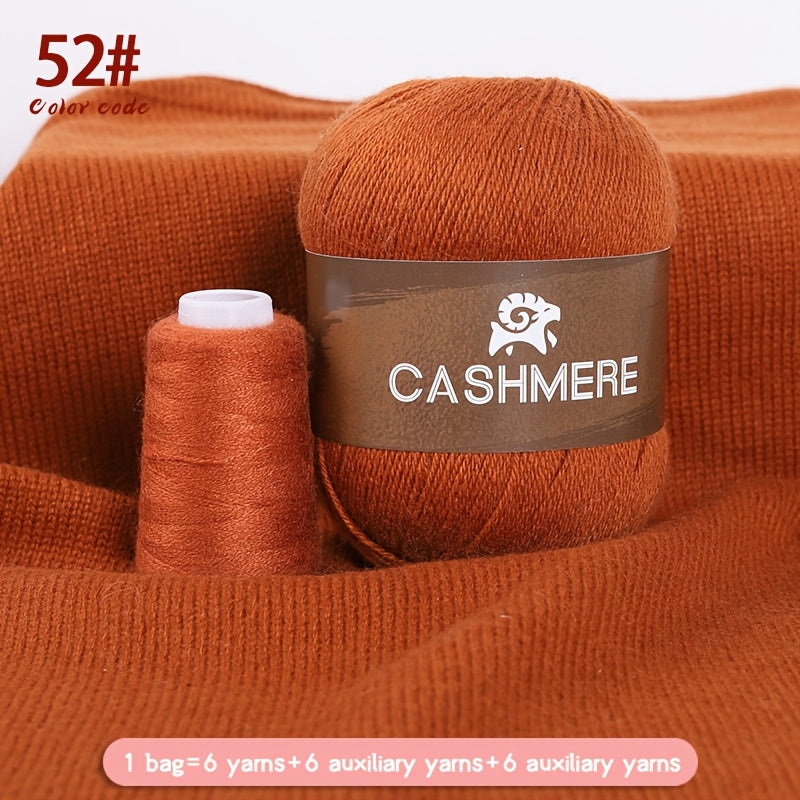Cashmere Yarn 6 Pairs 100 Cashmere For DIY Crochet Soft