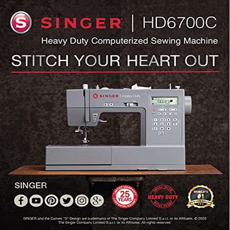 SINGER Heavy Duty Sewing Machine 6700C With Accessory Kit