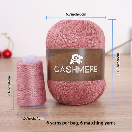 Crochet Wool Yarn Sets For DIY Projects 21 Skeins Pack