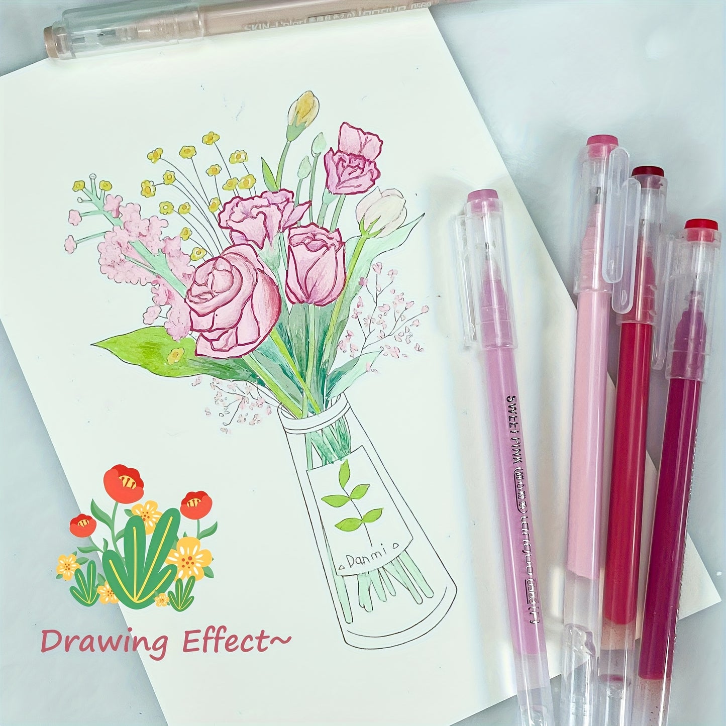 LANGUO Gel Pen Set Fine Tip Stationery Art Supplies