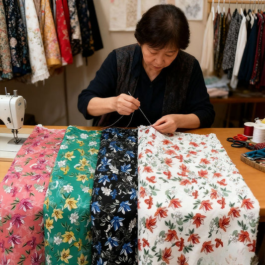 Quilted Fabric Bundle 160 Pieces Floral Patchwork Set