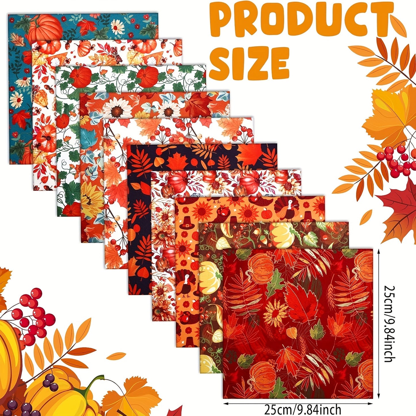 Pure Cotton Squares Crafting Fabric 70Pcs For Quilting