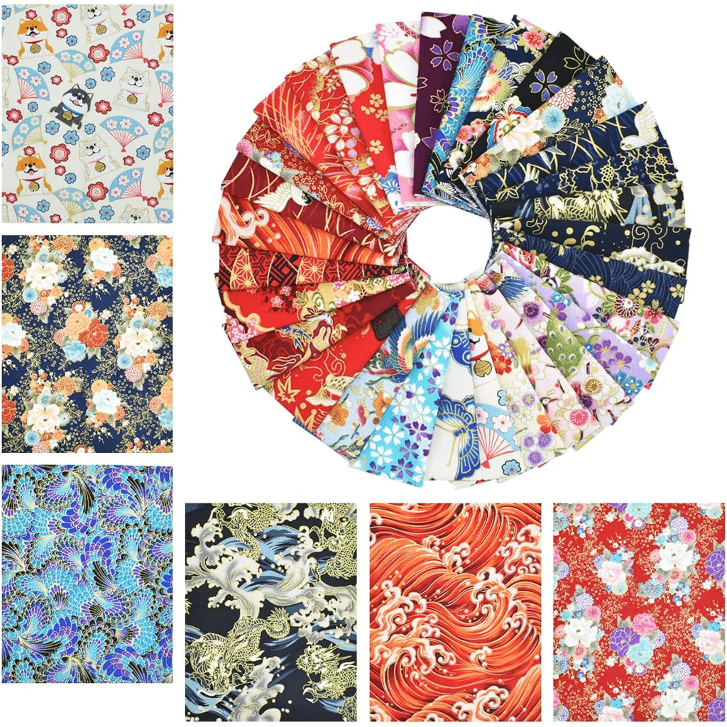 Jelly Roll Fabric Bundle Floral Cotton Assorted Prints for Quilting
