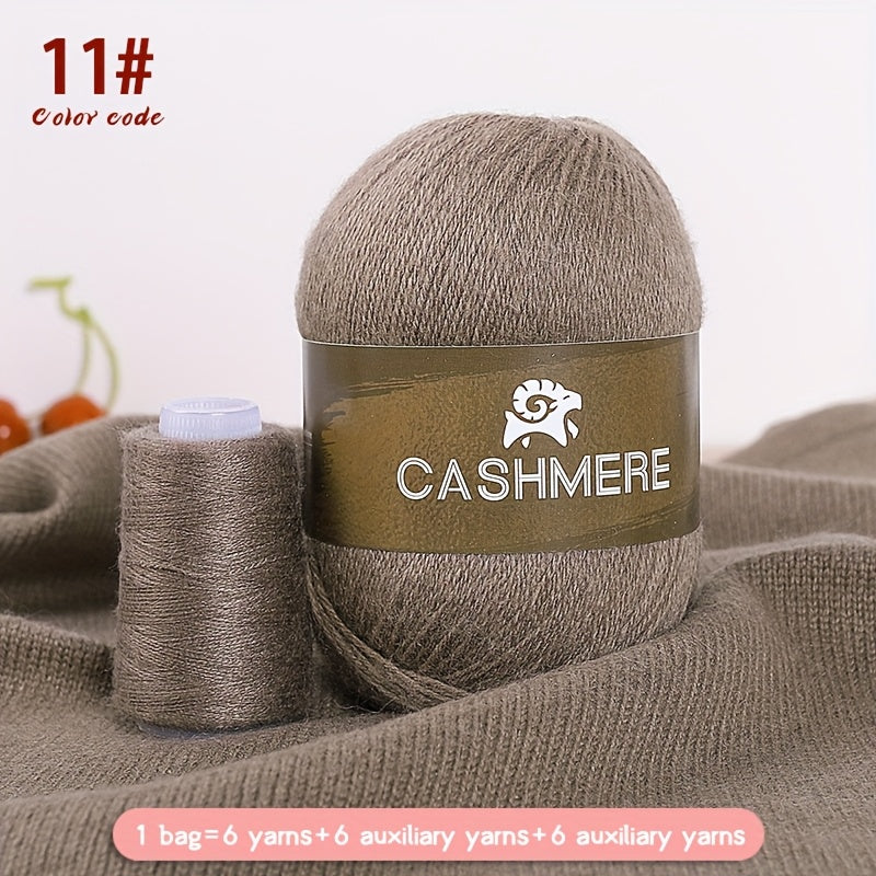 Cashmere Yarn 6 Pairs 100 Cashmere For DIY Crochet Soft