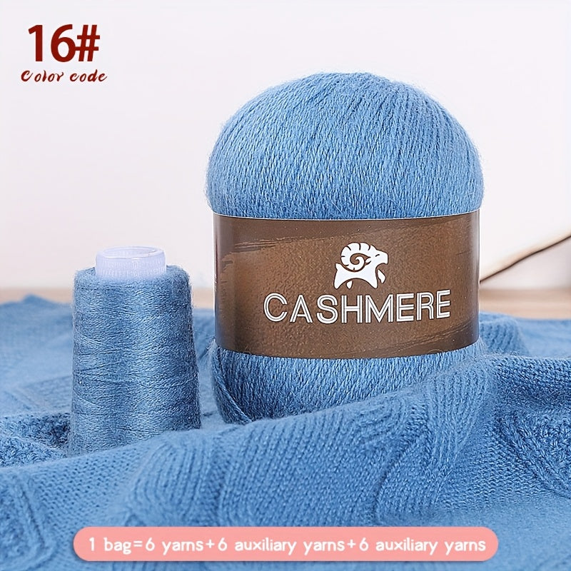Cashmere Yarn 6 Pairs 100 Cashmere For DIY Crochet Soft