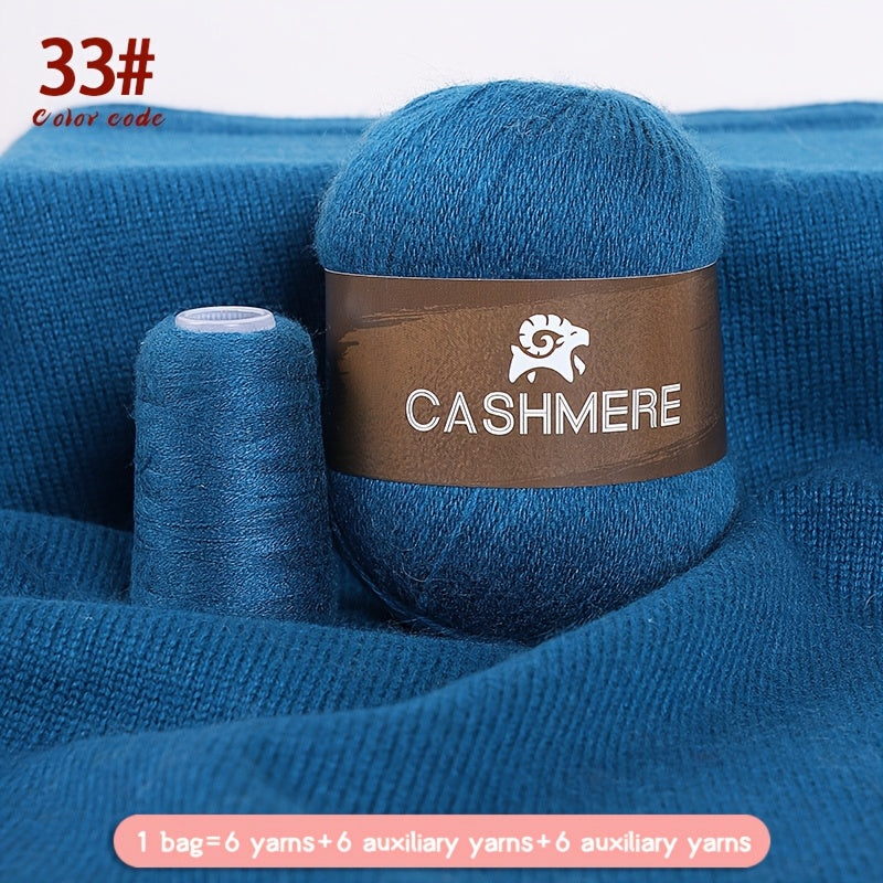 Cashmere Yarn 6 Pairs 100 Cashmere For DIY Crochet Soft