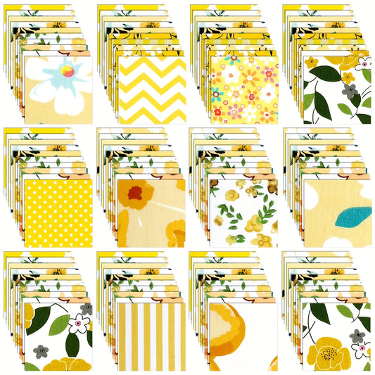 Outus Fabric Bundle Precut Squares Flower Print Quilting