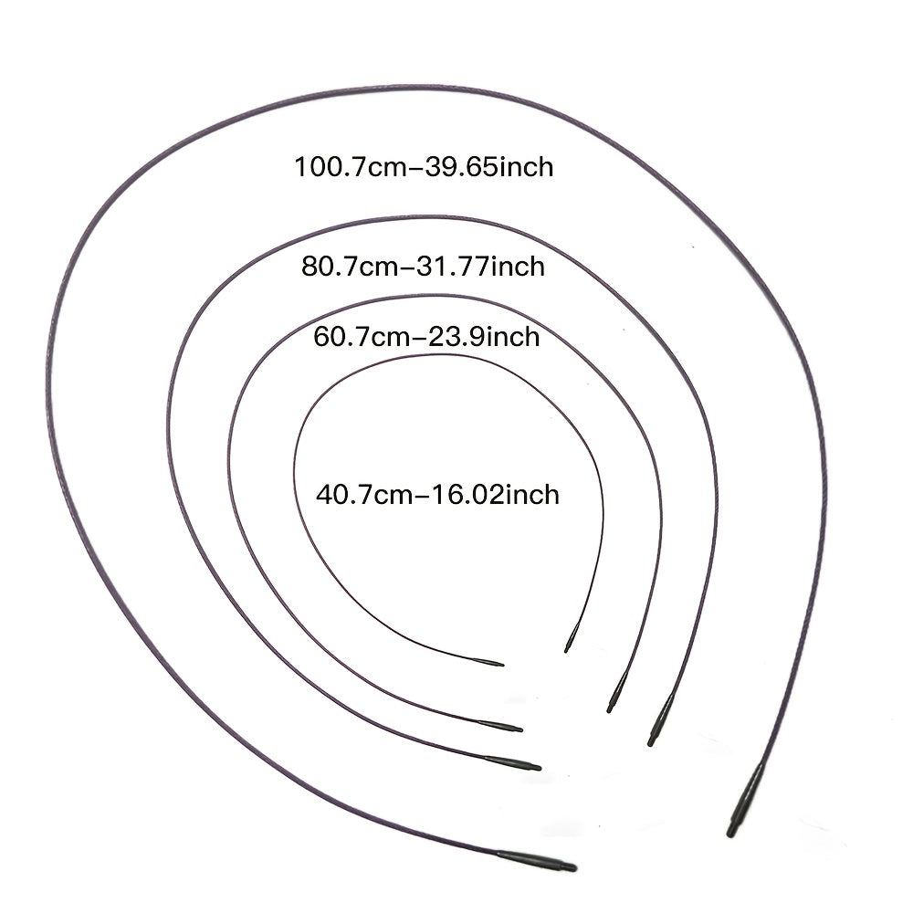 Aluminum Alloy Interchangeable Knitting Needles With Heads And Rings Case