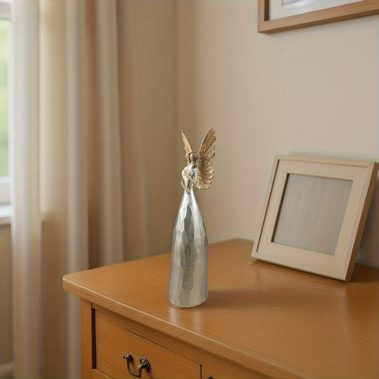 Golden Winged Angel Resin Figurine Nordic Style Home Decor