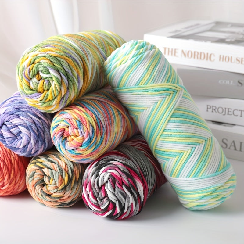 Jiuweidiaowang Multicolor Gradient Yarn Balls Craft Kit