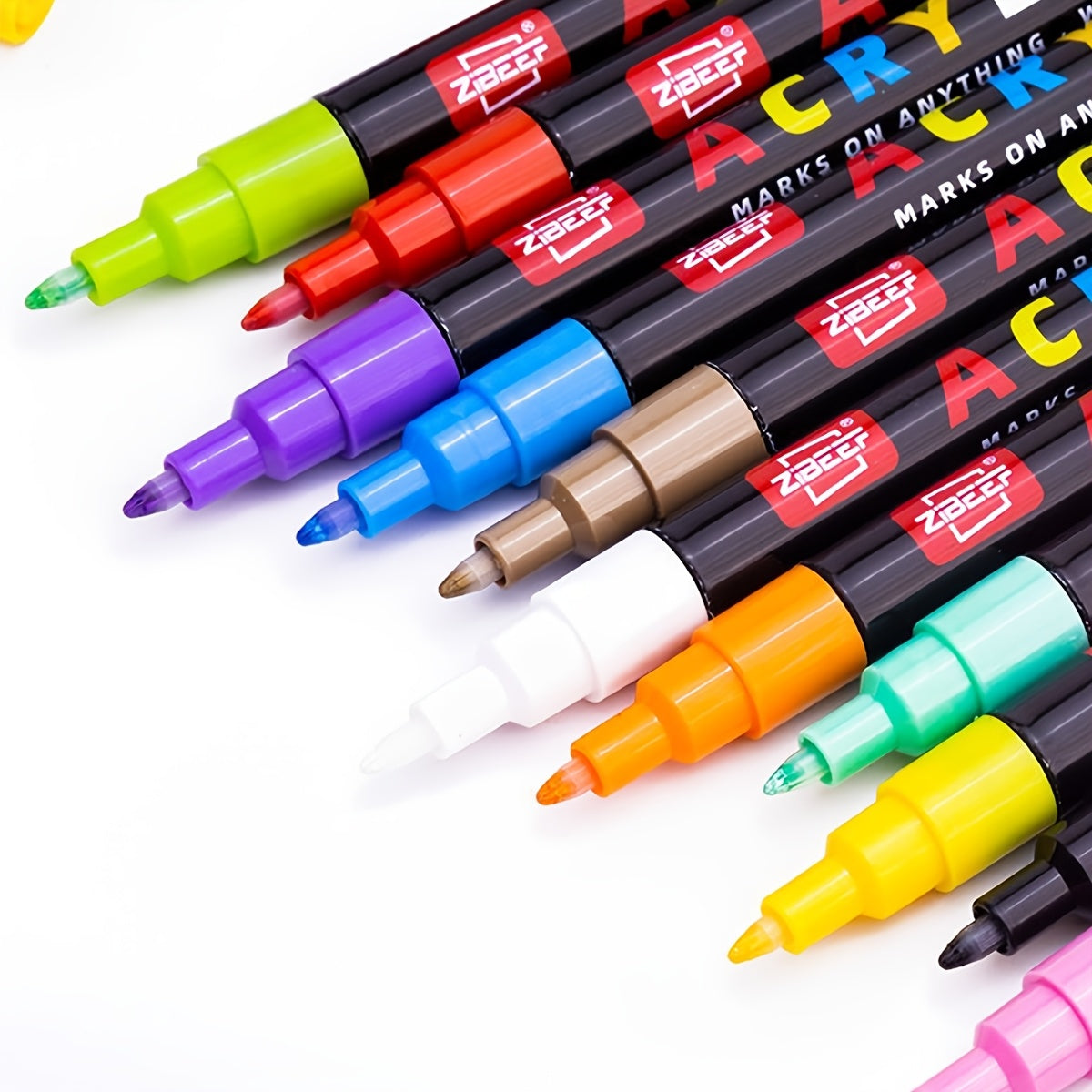 Acrylic Markers Set 240pcs For Wood Stone Fabric Paper