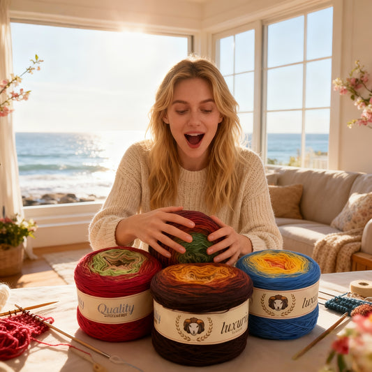 Luxury Gradient Knitwear Series For Elegant Winterwear