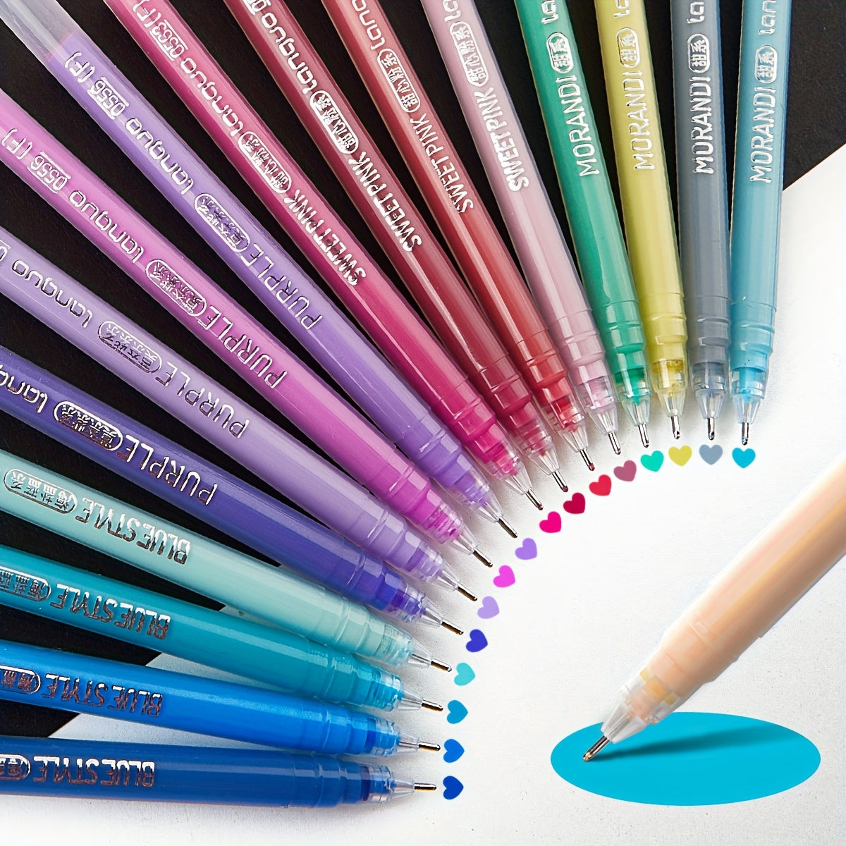 LANGUO Gel Pen Set Fine Tip Stationery Art Supplies