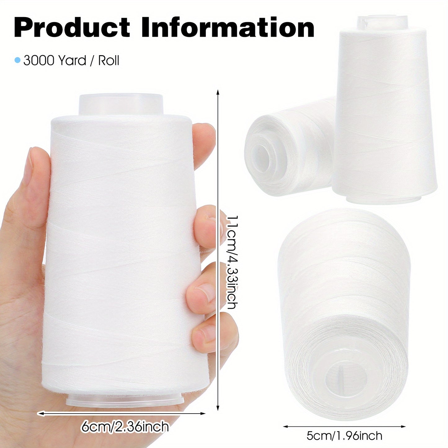 Sliverdew All Purpose Sewing Thread Heavy Duty Quilting