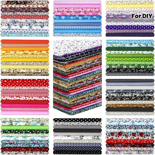 Premium Cotton Quilt Fabric Bundles for Patchwork DIY