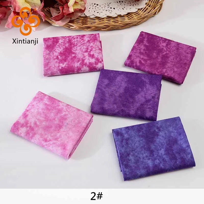 Xintianji Patchwork Cotton Fabric for DIY Crafts Projects