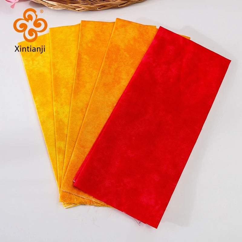 Xintianji Patchwork Cotton Fabric for DIY Crafts Projects
