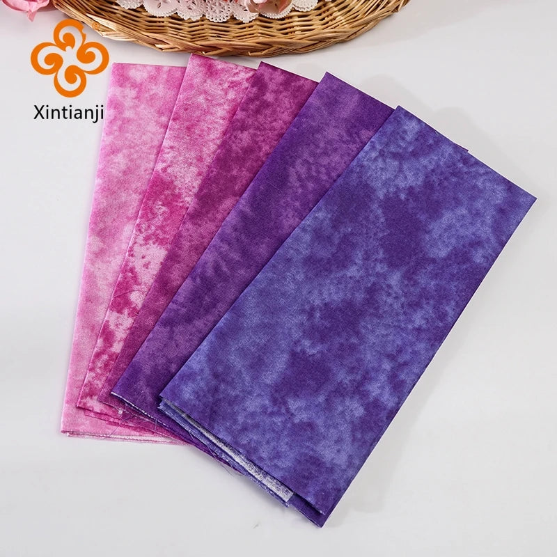 Xintianji Patchwork Cotton Fabric for DIY Crafts Projects