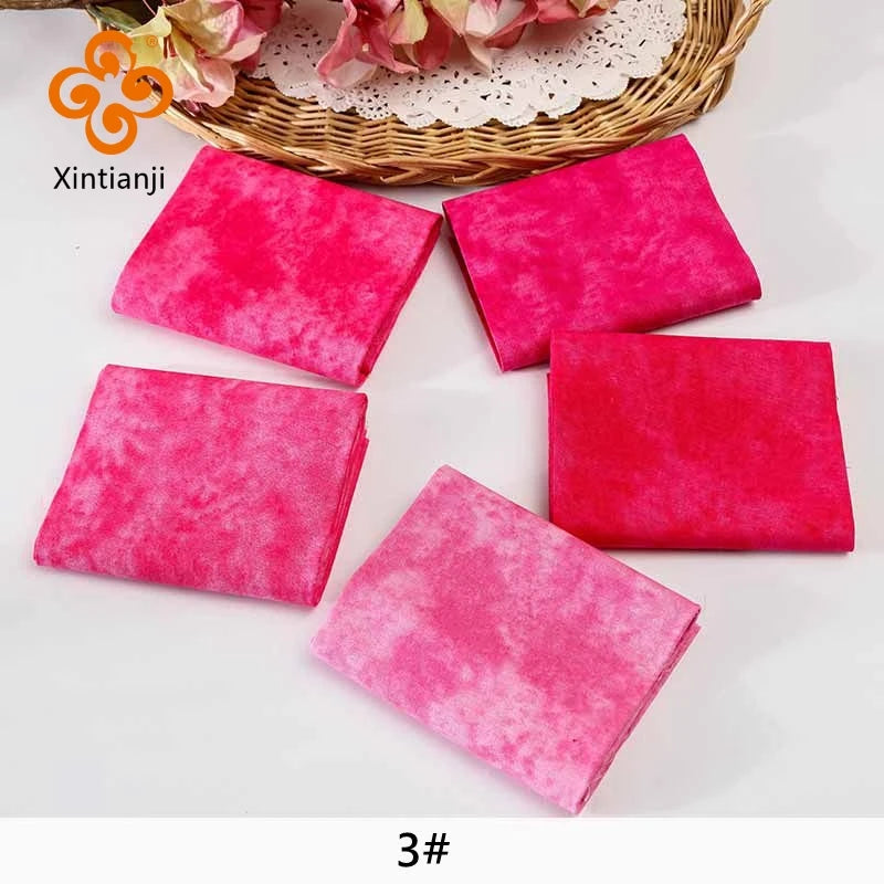Xintianji Patchwork Cotton Fabric for DIY Crafts Projects
