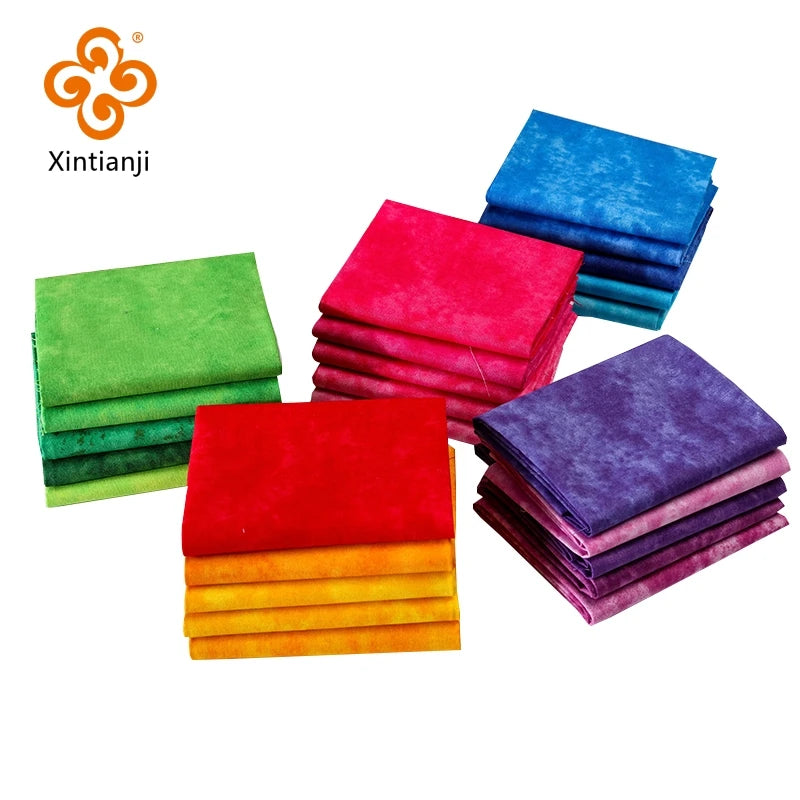 Xintianji Patchwork Cotton Fabric for DIY Crafts Projects
