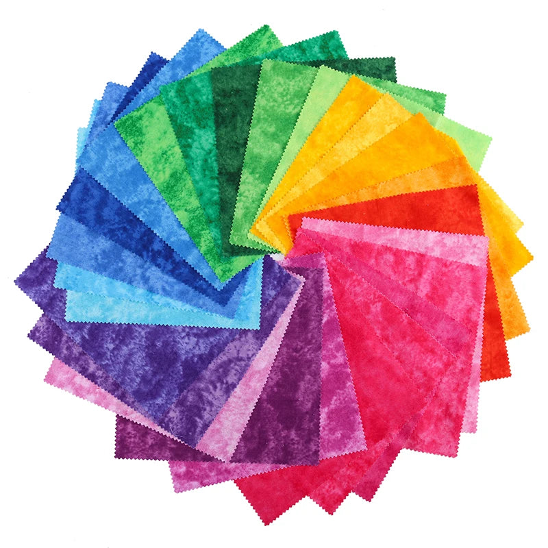 Xintianji Patchwork Cotton Fabric for DIY Crafts Projects