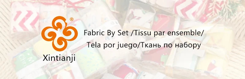 Xintianji Patchwork Cotton Fabric for DIY Crafts Projects