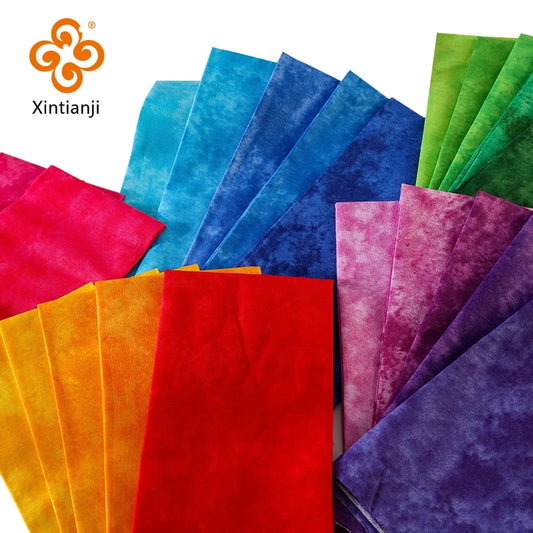 Xintianji Patchwork Cotton Fabric for DIY Crafts Projects