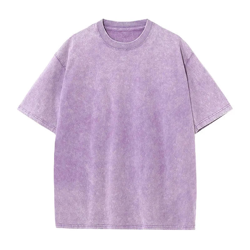 Pdmcms Distressed Retro Drop Shoulder Summer T Shirt