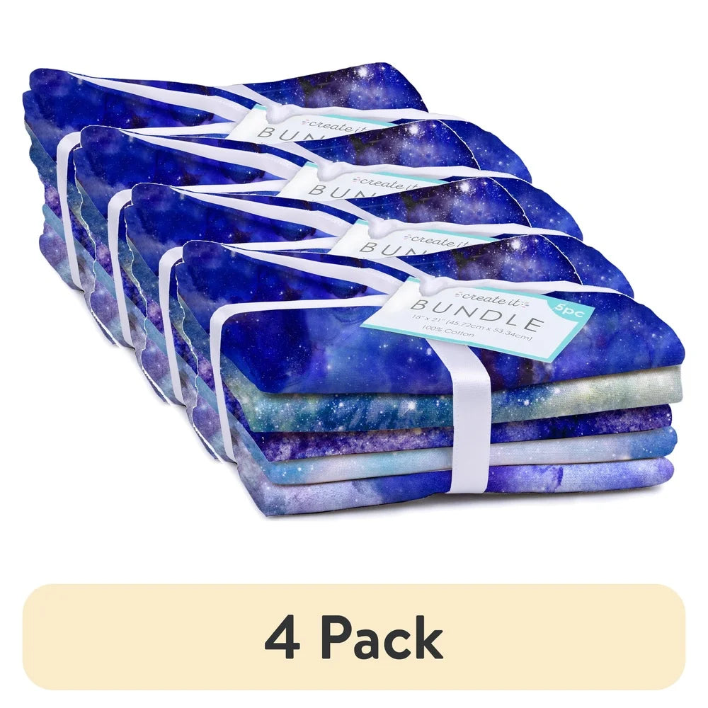 DUTRIEUX Cotton Celestial Precut Fabric Bundle Fat Quarters
