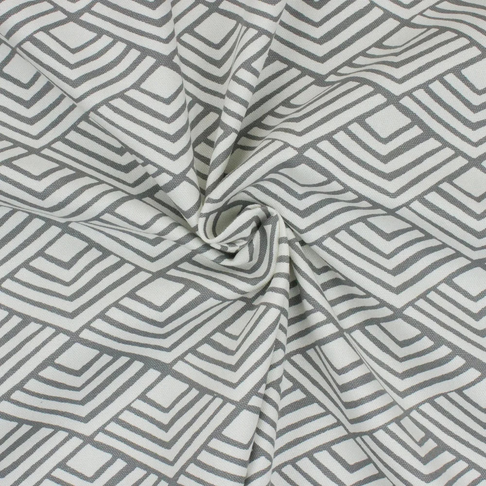 DUTRIEUX 100 Cotton Geo Fan Fabric For Crafting Quilting