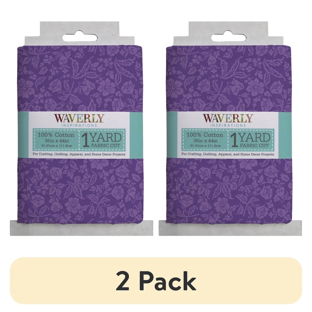DUTRIEUX Cotton Floral Craft Fabric Precut 2 Pack Quilting