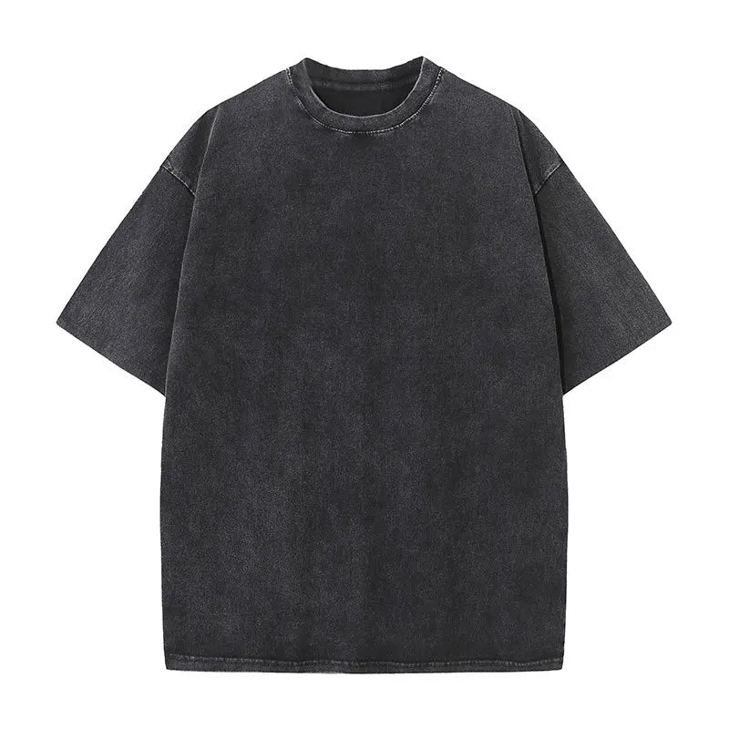 Pdmcms Distressed Retro Drop Shoulder Summer T Shirt