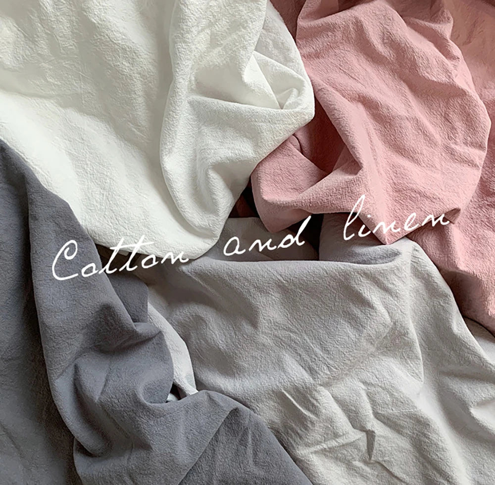 Plain Dyed Cotton Polyester Sateen Fabric For Sewing Projects
