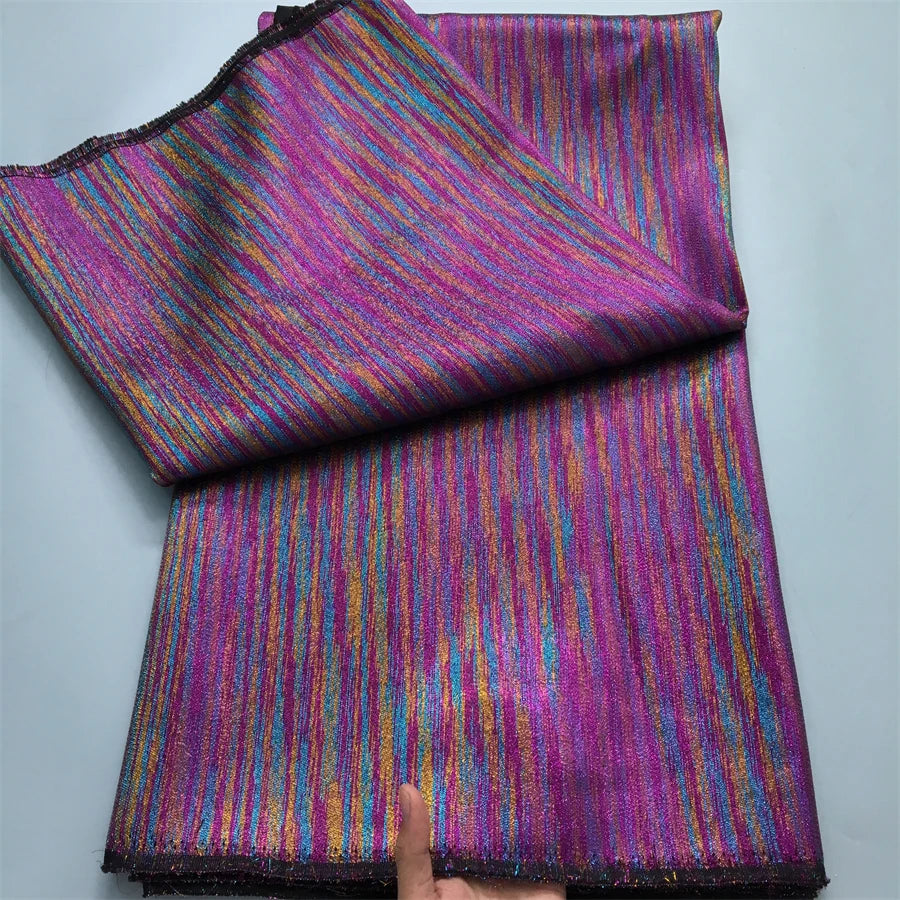 Guangdong Nigerian Jacquard Lace Organza Brocade Fabric