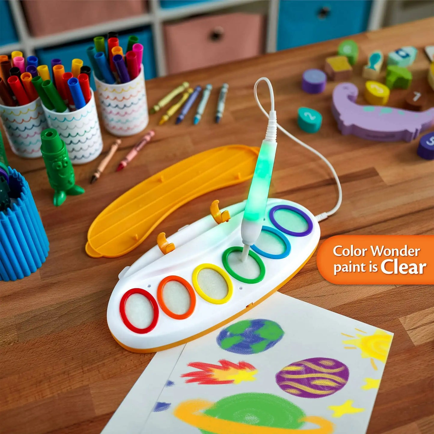 Crayola Color Wonder Magic Light Brush Mess Free Paint Set