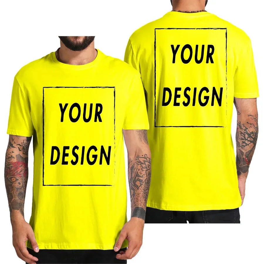 MAYMAOTPCollar Custom Logo T Shirt Front Back Design For Men