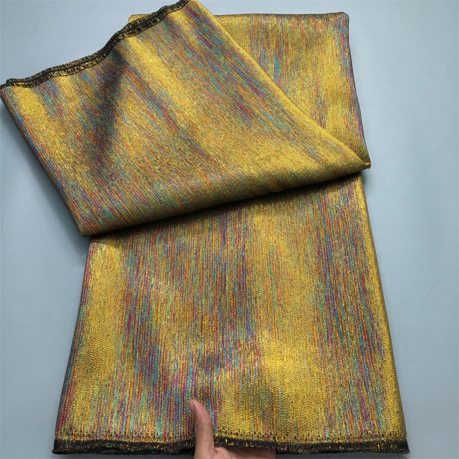 Guangdong Nigerian Jacquard Lace Organza Brocade Fabric