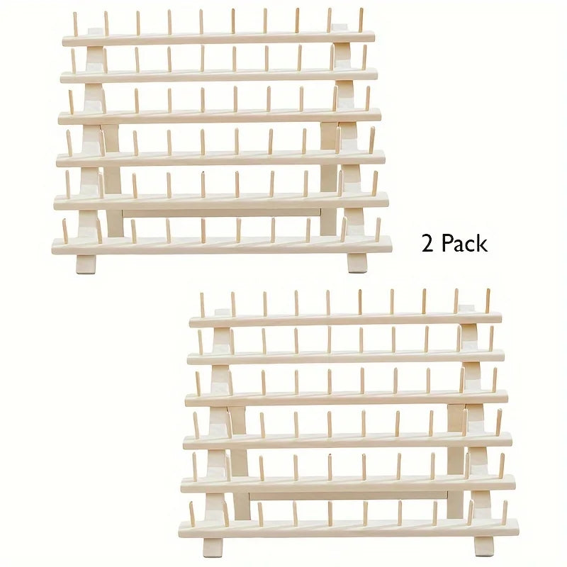 Hign-concerned Wooden Thread Rack for Sewing Embroidery